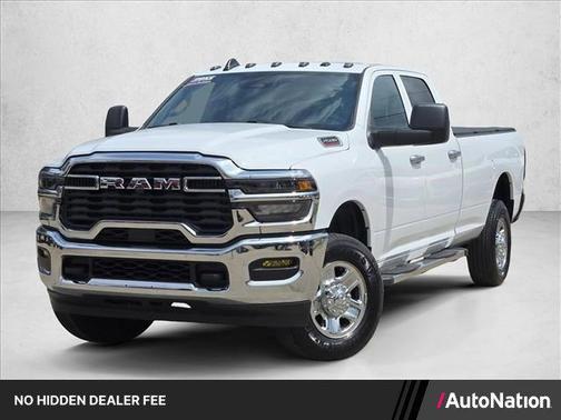 Bright White Clearcoat 2025 RAM 2500 Tradesman Crew Cab 4x4 8' Box