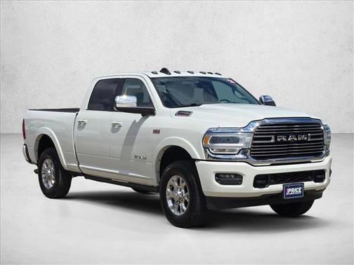 Pearl White 2020 RAM 2500 Laramie Crew Cab 4x4 6'4' Box