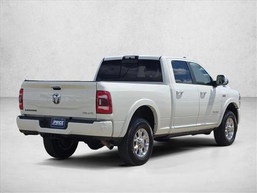 Pearl White 2020 RAM 2500 Laramie Crew Cab 4x4 6'4' Box