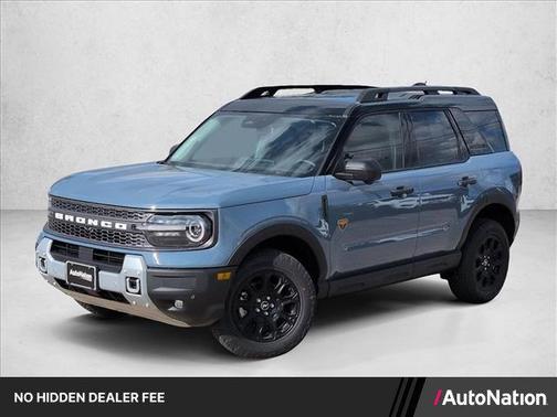 Azure Gray Metallic Tri-Coat 2025 Ford Bronco Sport Badlands