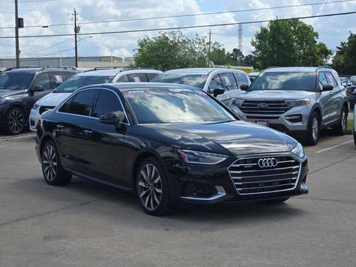 Brilliant Black 2023 Audi A4 40 Premium