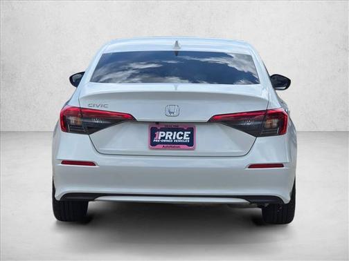 Platinum White Pearl 2022 Honda Civic LX