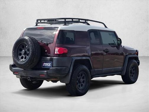 White/Black Cherry Pearl 2007 Toyota FJ Cruiser Base