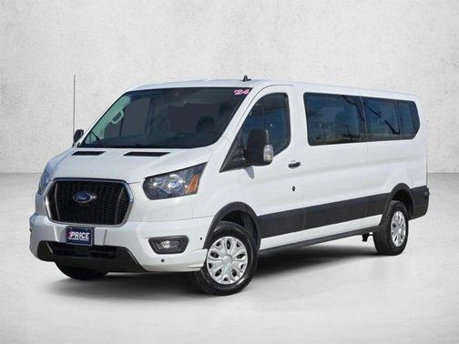 Oxford White 2024 Ford Transit-350 XLT