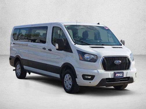 Oxford White 2024 Ford Transit-350 XLT