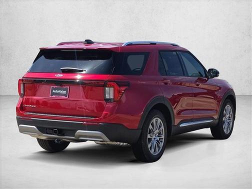 Rapid Red Metallic Tinted Clearcoat 2026 Ford Explorer Platinum