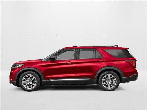 Rapid Red Metallic Tinted Clearcoat 2026 Ford Explorer Platinum