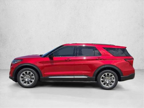 Rapid Red Metallic Tinted Clearcoat 2026 Ford Explorer Platinum