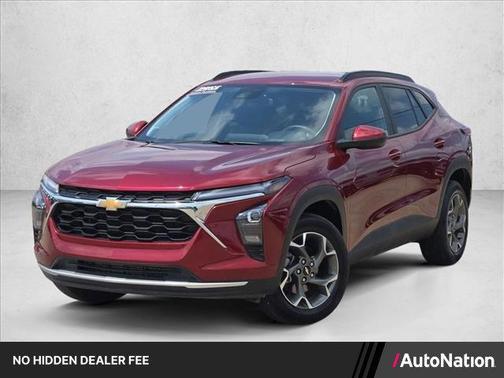 Crimson Metallic 2025 Chevrolet Trax LT