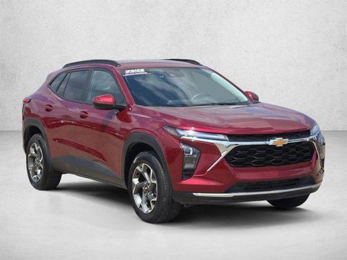 Crimson Metallic 2025 Chevrolet Trax LT