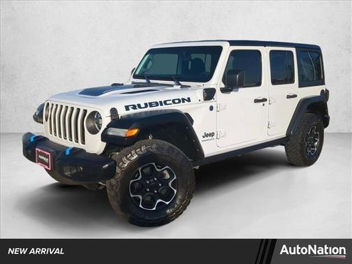 Bright White Clearcoat 2023 Jeep Wrangler 4xe Rubicon