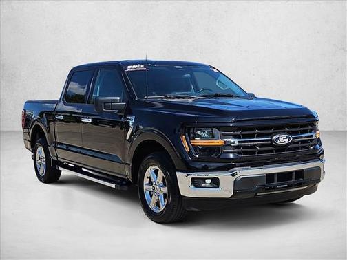 Agate Black Metallic 2025 Ford F-150 XLT