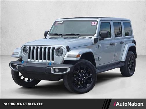 Silver Zynith Clearcoat 2023 Jeep Wrangler 4xe Sahara