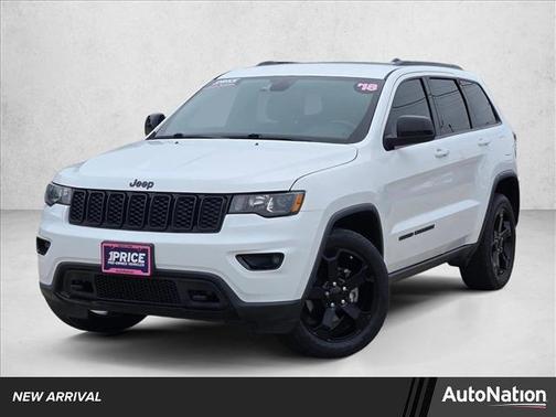 Bright White Clearcoat 2018 Jeep Grand Cherokee Upland