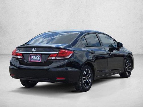 Crystal Black Pearl 2013 Honda Civic EX