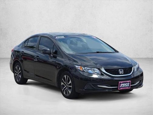 Crystal Black Pearl 2013 Honda Civic EX