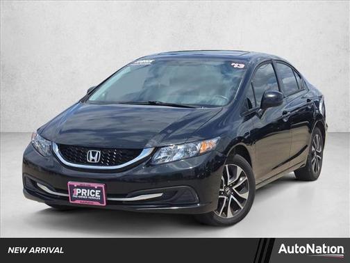 Crystal Black Pearl 2013 Honda Civic EX