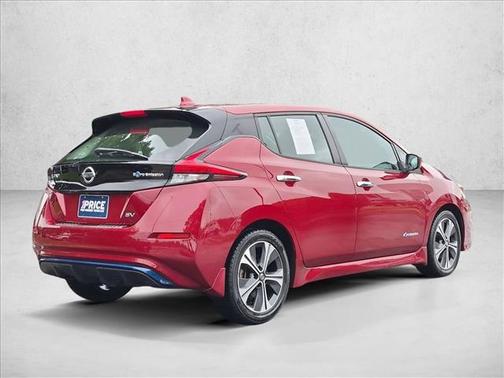 Scarlet Ember 2018 Nissan Leaf SV