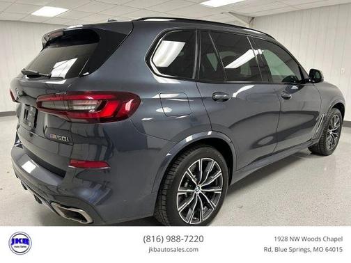 Gray 2021 BMW X5 M50i