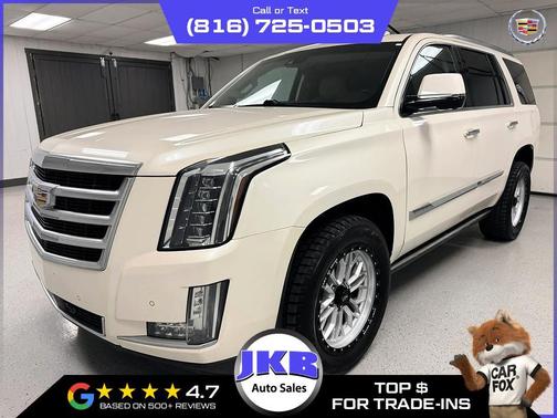 White Diamond Tri-Coat 2015 Cadillac Escalade Premium