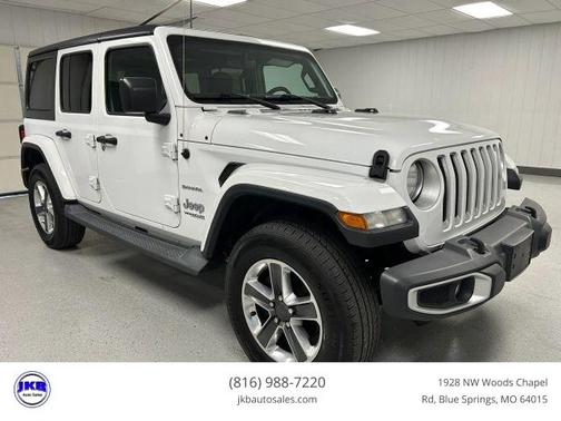 White 2019 Jeep Wrangler Unlimited Sahara
