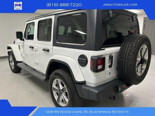 White 2019 Jeep Wrangler Unlimited Sahara
