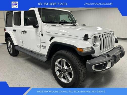 White 2019 Jeep Wrangler Unlimited Sahara