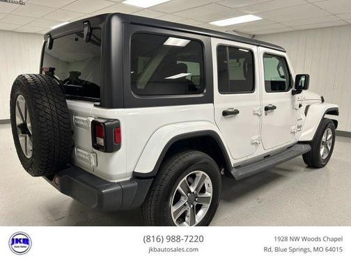 White 2019 Jeep Wrangler Unlimited Sahara