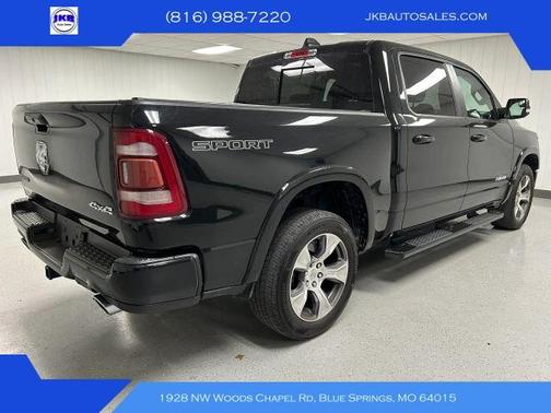 Black 2020 RAM 1500 Laramie