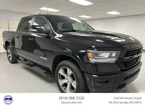 Black 2020 RAM 1500 Laramie