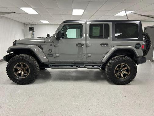 Gray 2018 Jeep Wrangler Unlimited Sahara
