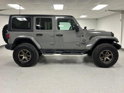 Gray 2018 Jeep Wrangler Unlimited Sahara