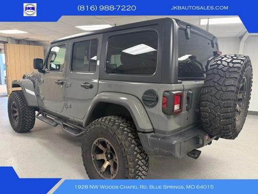 Gray 2018 Jeep Wrangler Unlimited Sahara