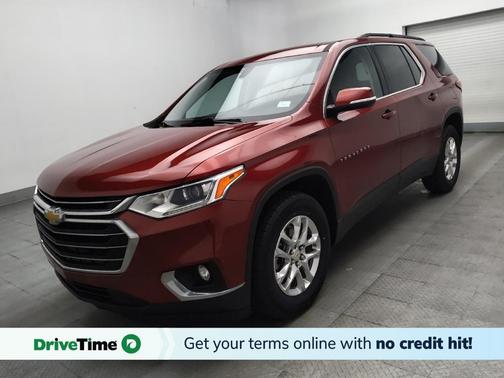 Cajun Red Tintcoat 2020 Chevrolet Traverse LT Cloth
