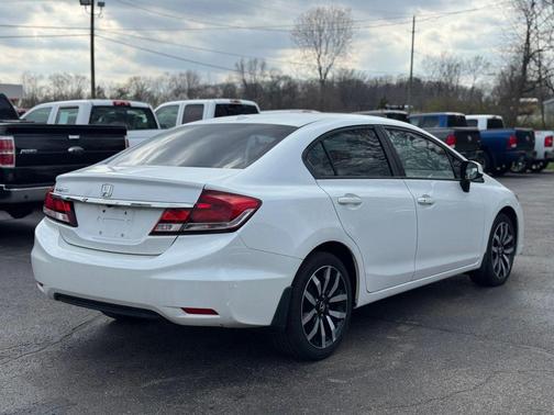 White Orchid Pearl 2014 Honda Civic EX-L