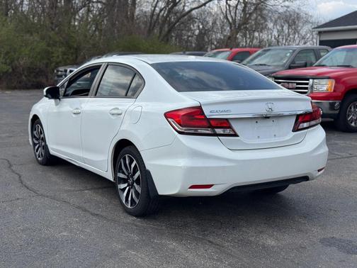 White Orchid Pearl 2014 Honda Civic EX-L