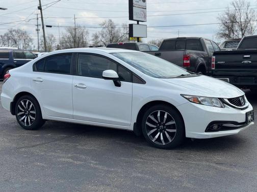 White Orchid Pearl 2014 Honda Civic EX-L