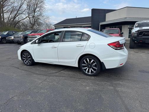 White Orchid Pearl 2014 Honda Civic EX-L