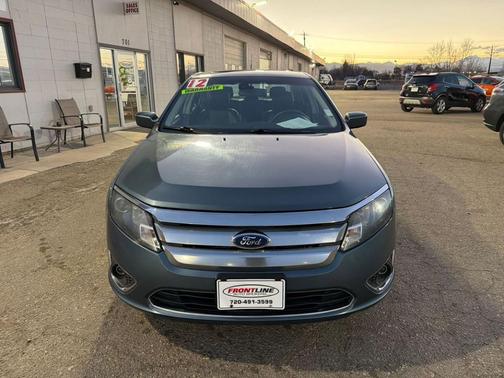 Blue 2012 Ford Fusion SEL