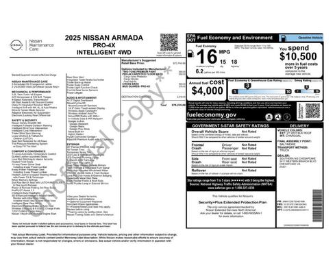 2025 Nissan Armada PRO-4X