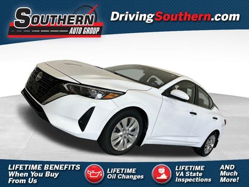 Cloud White 2024 Nissan Sentra S