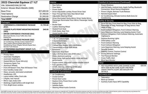 2022 Chevrolet Equinox 1LT