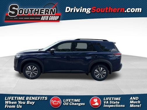 Deep Ocean Blue 2026 Nissan Pathfinder SL