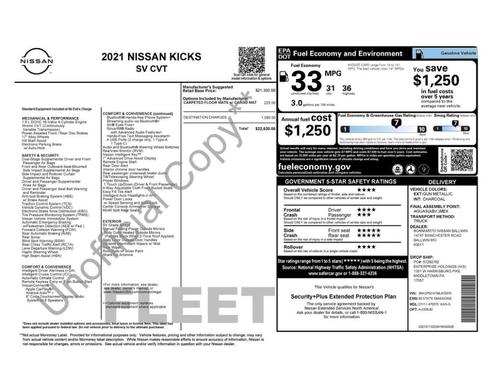 2021 Nissan Kicks SV