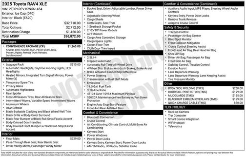 2025 Toyota RAV4 XLE