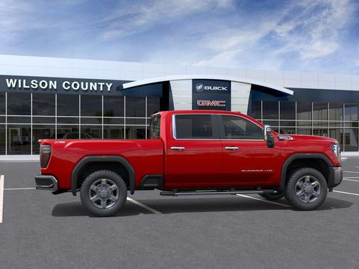 Volcanic Red Tintcoat 2026 GMC Sierra 2500 SLT