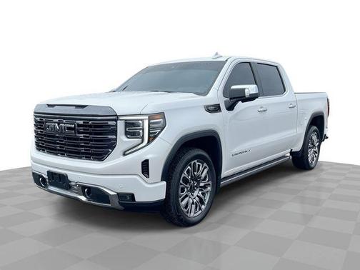 White Frost Tricoat 2023 GMC Sierra 1500 Denali Ultimate Truck