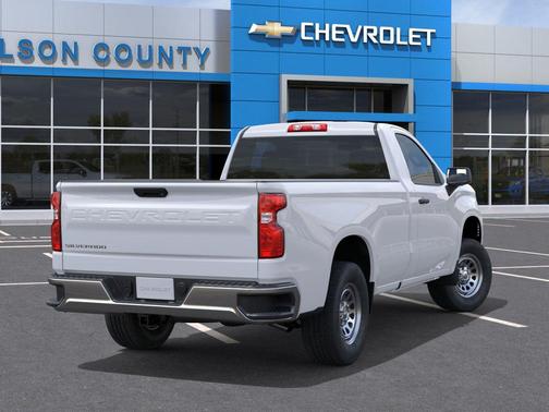 Summit White 2026 Chevrolet Silverado 1500 WT