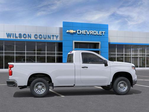 Summit White 2026 Chevrolet Silverado 1500 WT
