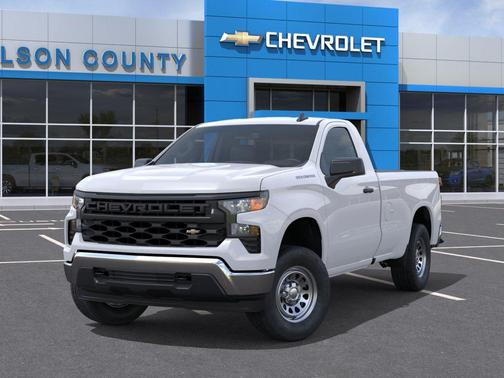 Summit White 2026 Chevrolet Silverado 1500 WT